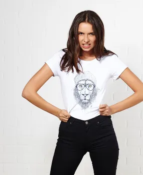 T-Shirt femme Cool lion