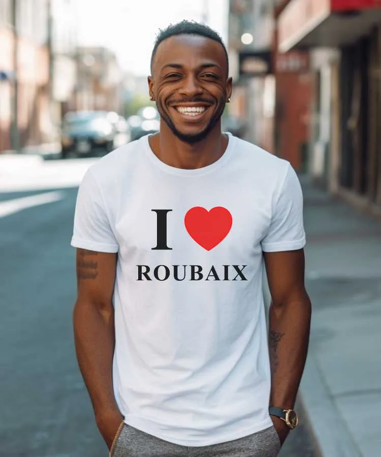 T-Shirt I love Roubaix