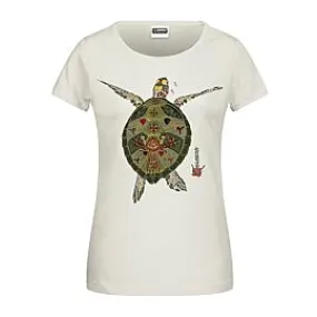 T-SHIRT ORIGINE TORTUE FEMME