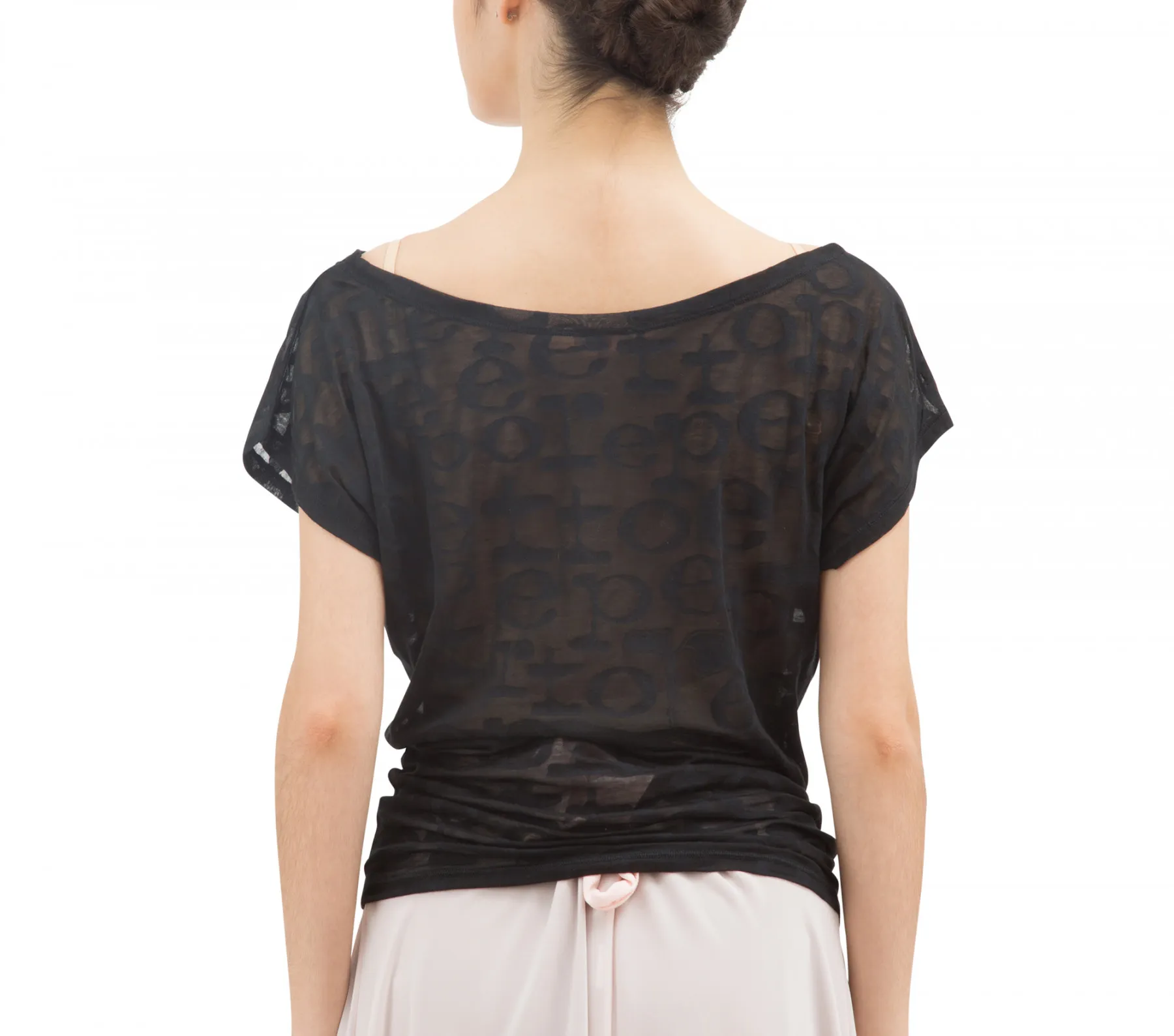 T-Shirt Repetto D0708 Noir - Avant scène