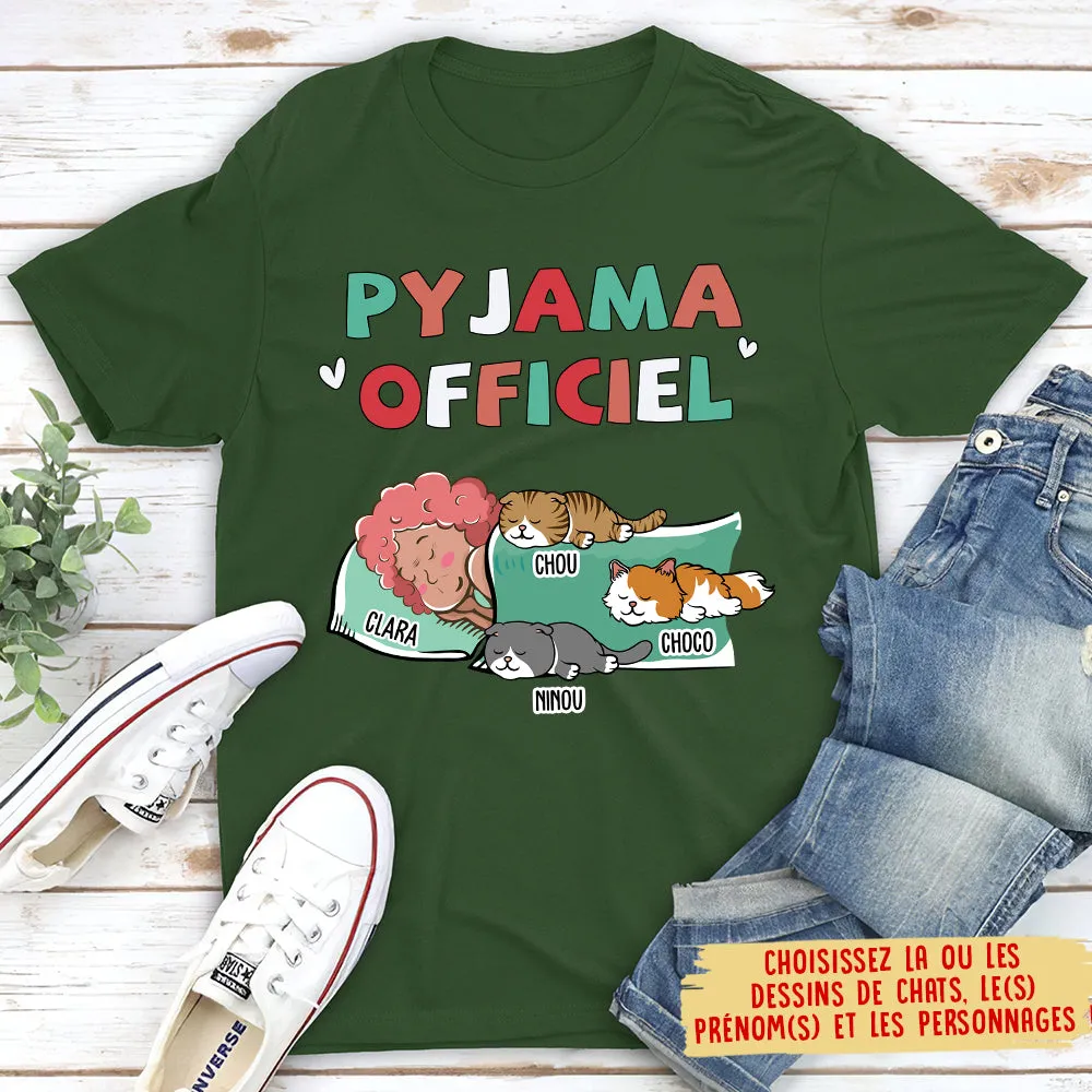 T-shirt Unisex Personnalisé - Pyjama Officiel Version 2