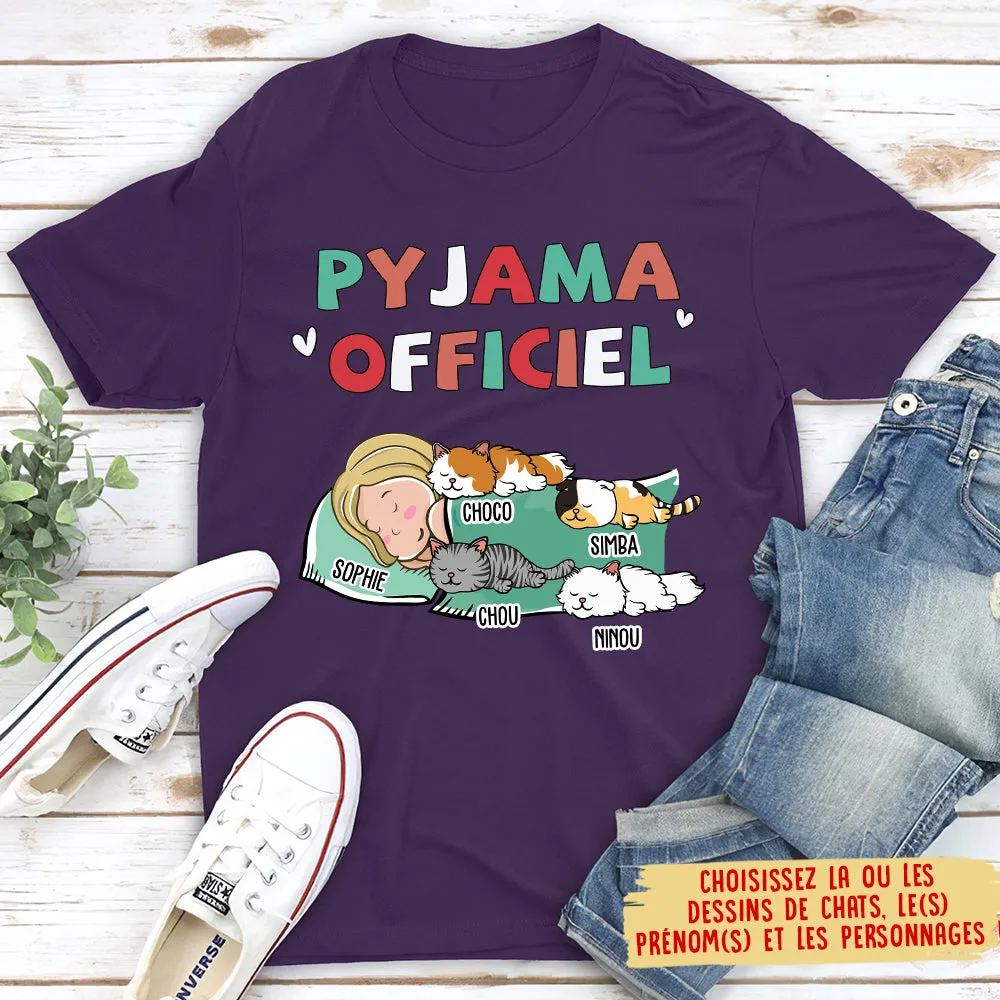 T-shirt Unisex Personnalisé - Pyjama Officiel Version 2