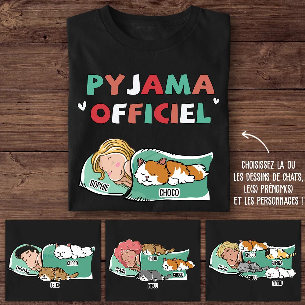 T-shirt Unisex Personnalisé - Pyjama Officiel Version 2