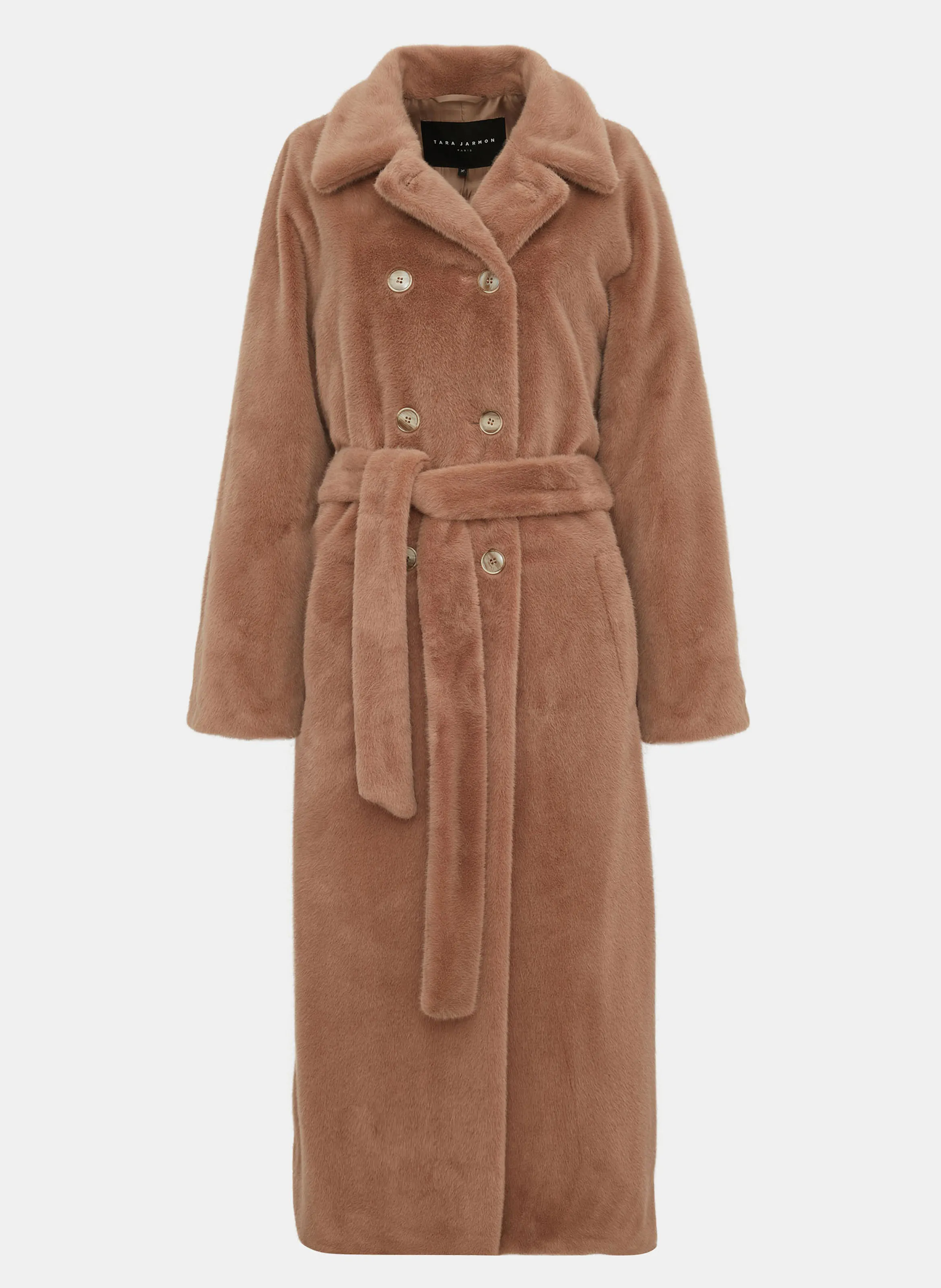 TARA JARMON  Trench-coat large  courte longues à revers - isotta - Marron