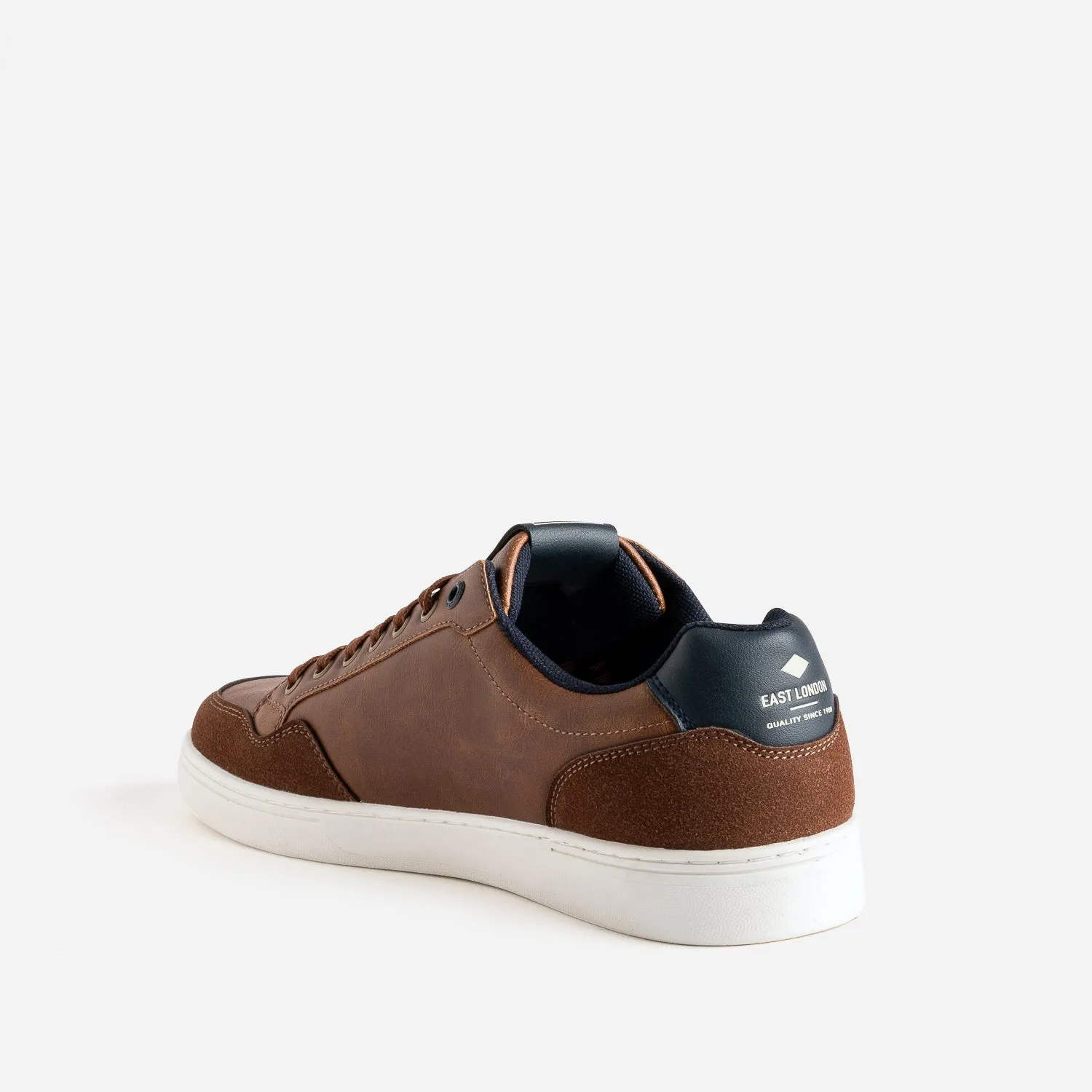 Tennis LEE COOPER cognac et marine - Baskets / Tennis Homme | ERAM