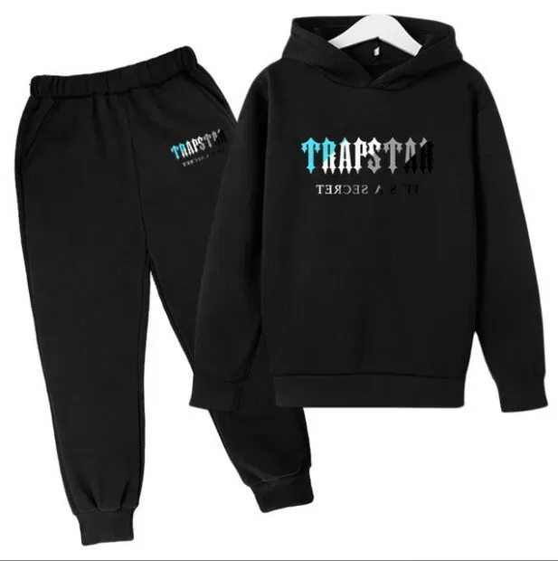 Tracksuit Trapstar Kids Hoodie Designer Clothes Clothes Baby Prited Sweatshirt Multicolors Two Pieces Set Coat Pant Vêtements Fa