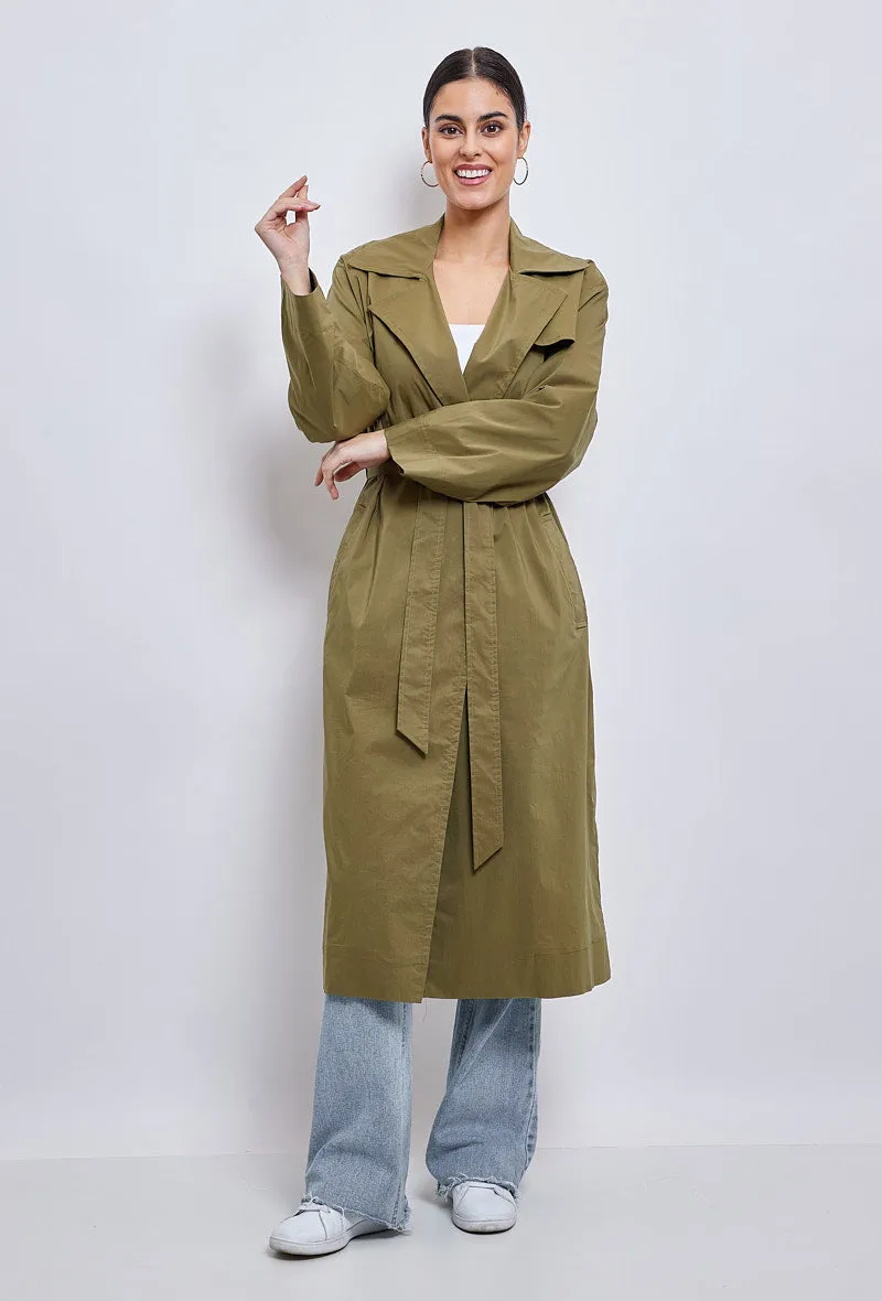 Trench long classique