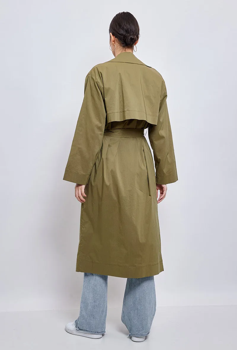 Trench long classique