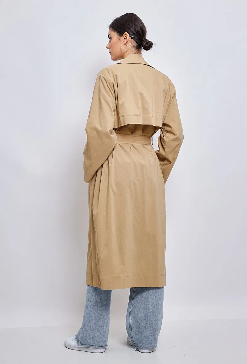 Trench long classique