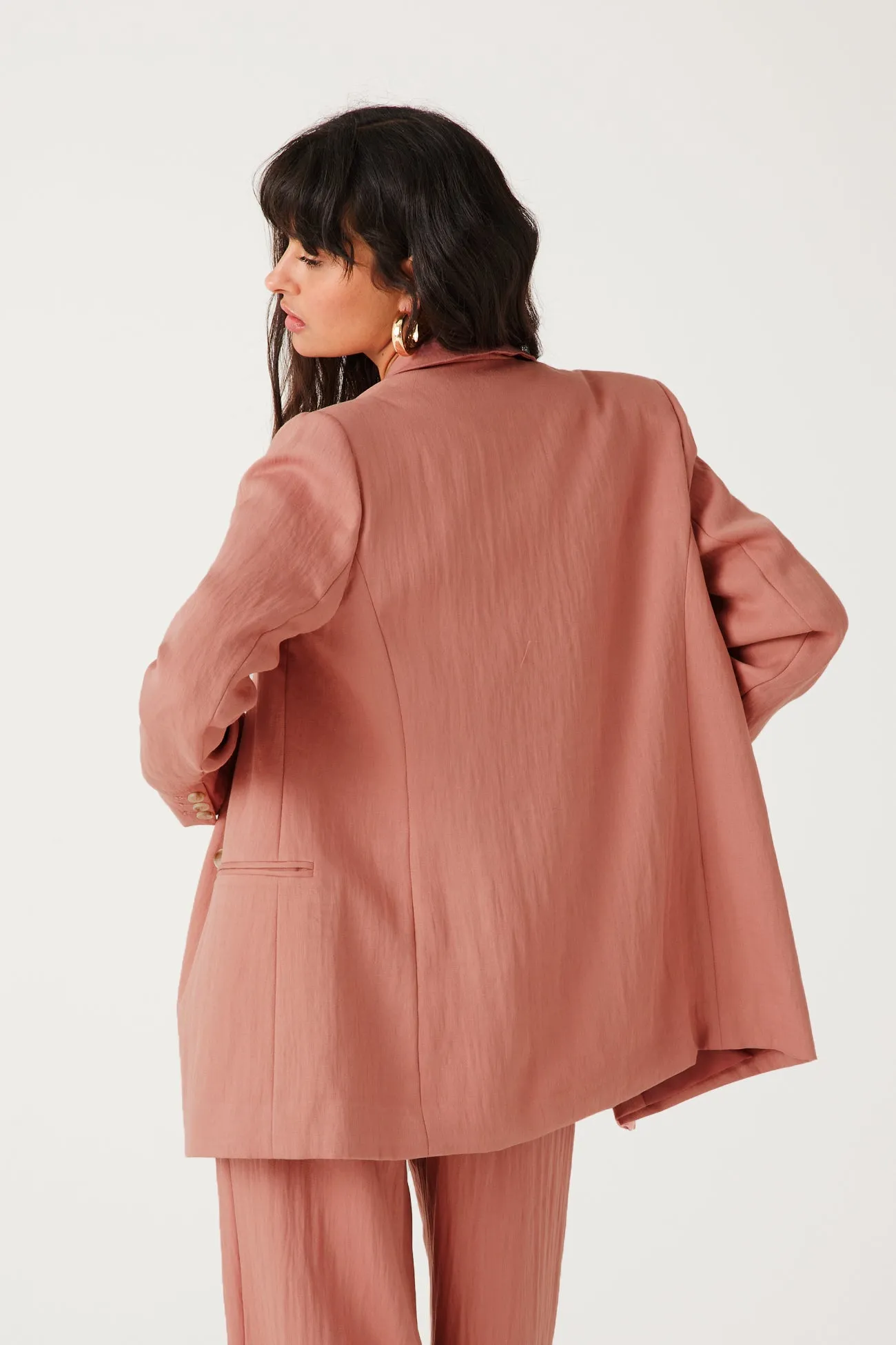 Veste de tailleur - Vieux rose