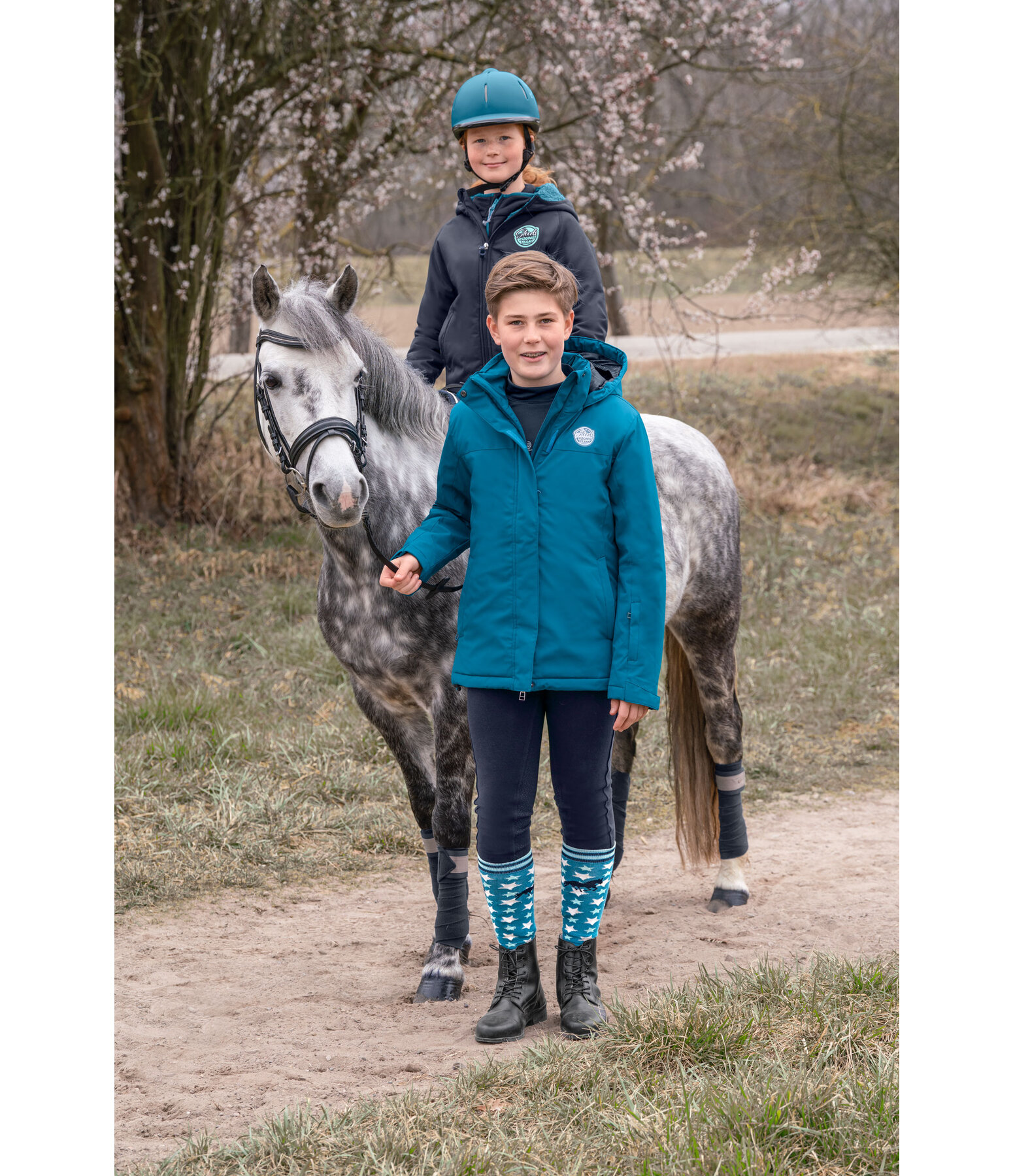 Veste d'équitation fonctionnelle enfant  Sky