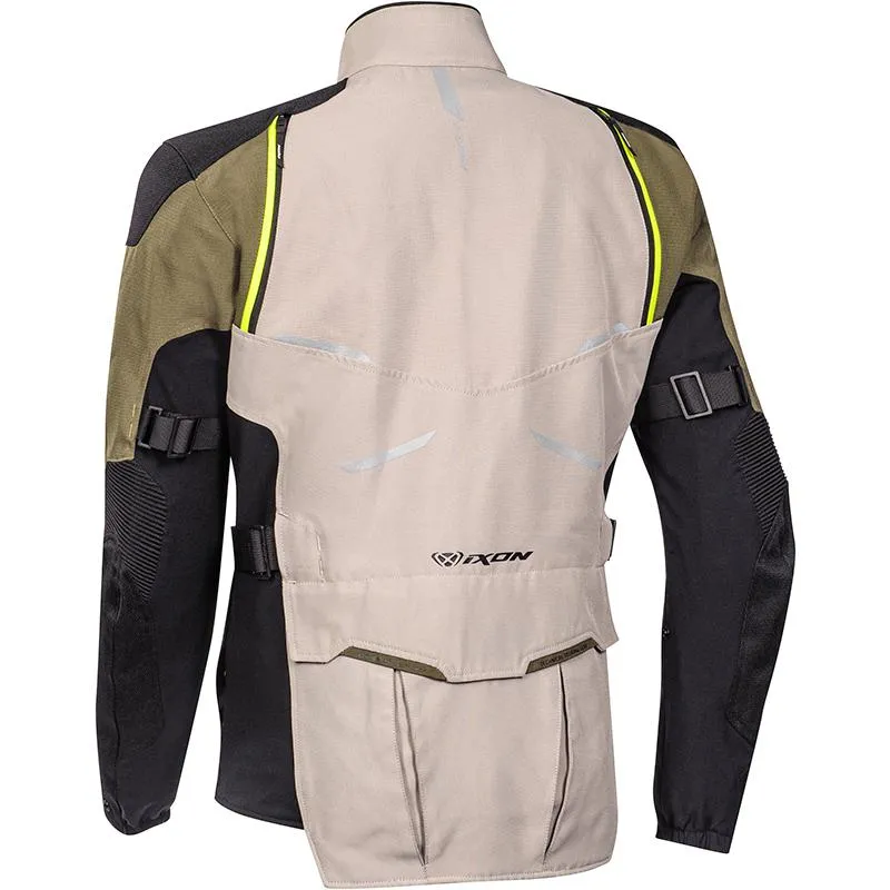 Veste EDDAS IXON grege/kaki/noir - MAXXESS.FR, Veste moto