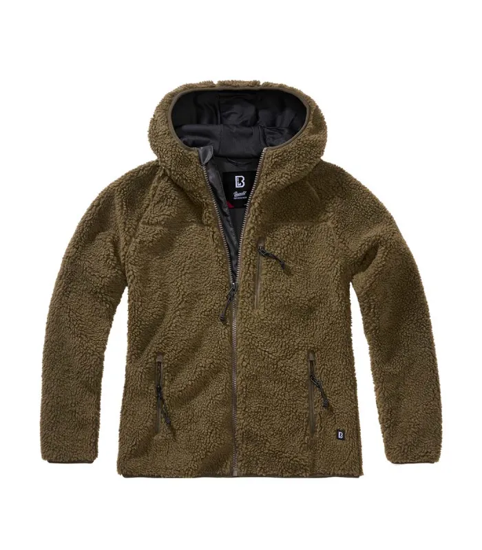 Veste polaire à capuche femme Teddy Brandit