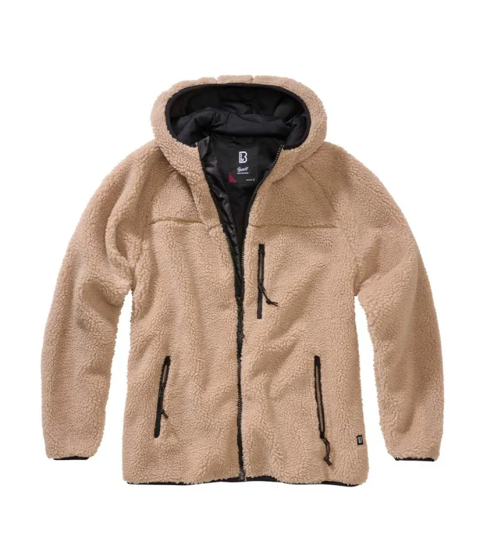 Veste polaire à capuche femme Teddy Brandit