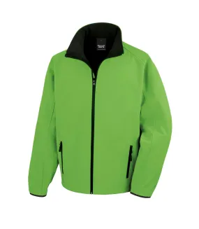 Veste softshell homme vert vif / noir Result Core