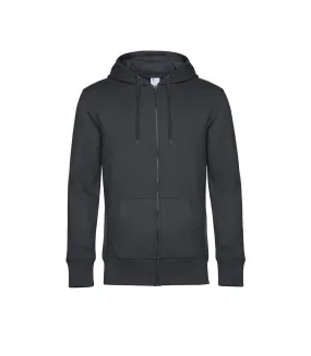 Veste à capuche homme anthracite B&C