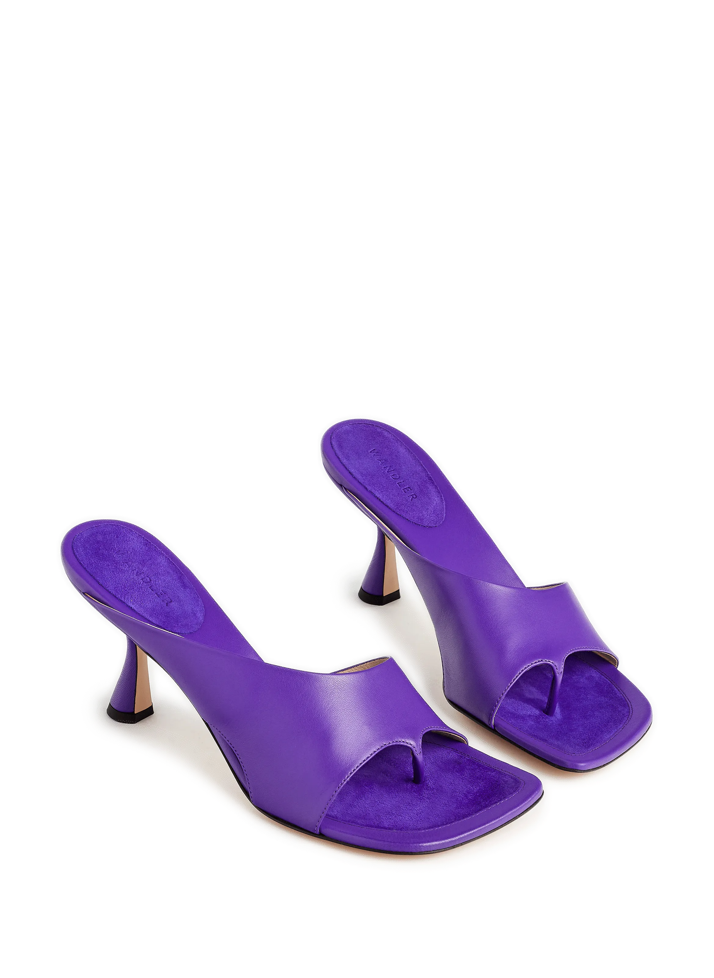 WANDLER  Mules Julio en cuir - Violet