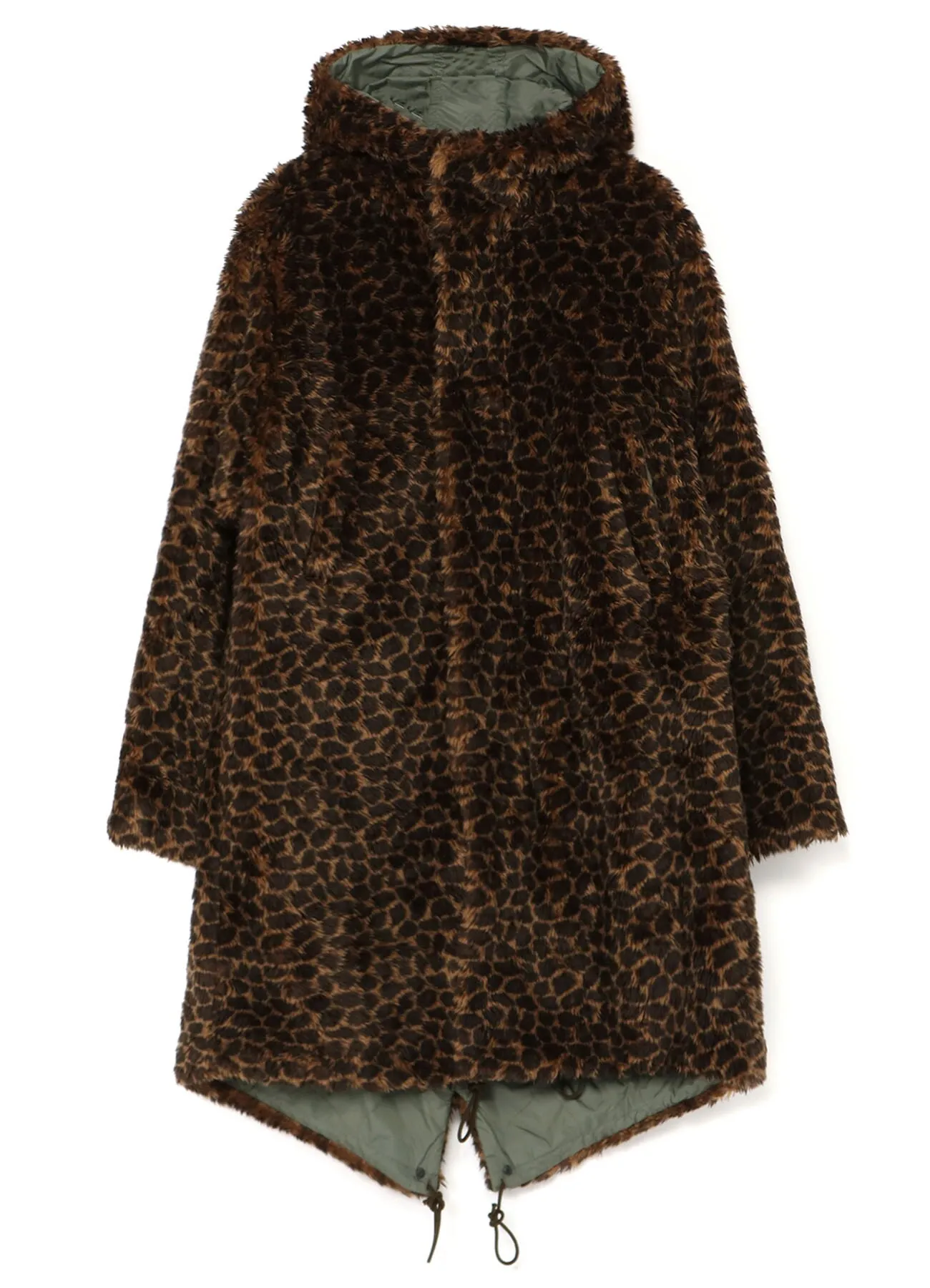 Y's BANG ON!No.181 LEOPARD FUR MILITARY COAT